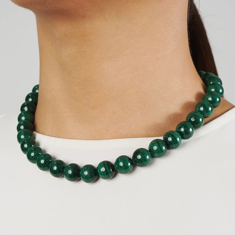 Malachite 12mm - Gaea | Crystal Jewelry & Gemstones (Manila, Philippines)