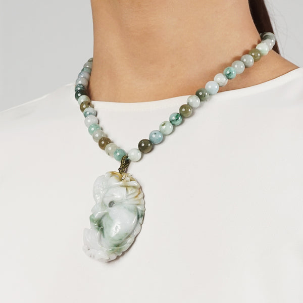 Burma Jade with Carved Fish - Gaea | Crystal Jewelry & Gemstones (Manila, Philippines)