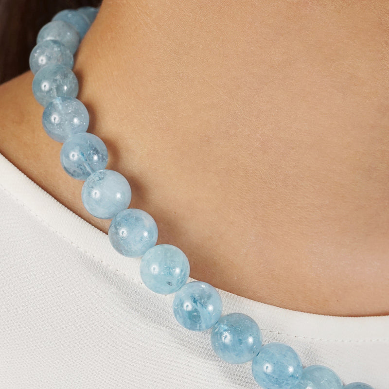A-Grade Aquamarine 12mm - Gaea | Crystal Jewelry & Gemstones (Manila, Philippines)