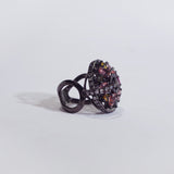 A-Grade Multicolored Tourmaline in Rhodium - Gaea | Crystal Jewelry & Gemstones (Manila, Philippines)