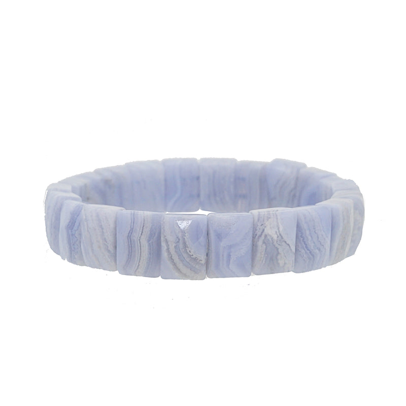 Blue Lace Chalcedony Bangle - Gaea | Crystal Jewelry & Gemstones (Manila, Philippines)