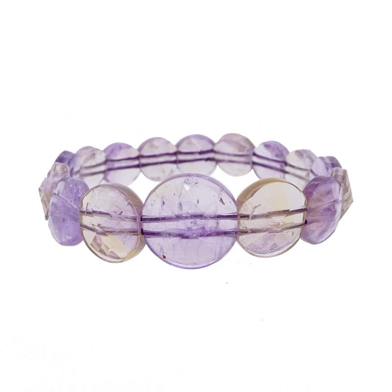 Ametrine Graduated Circles Bangle - Gaea | Crystal Jewelry & Gemstones (Manila, Philippines)