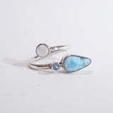 Larimar, Rainbow Moonstone, Blue Topaz - Gaea | Crystal Jewelry & Gemstones (Manila, Philippines)