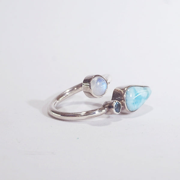 Larimar, Rainbow Moonstone, Blue Topaz - Gaea | Crystal Jewelry & Gemstones (Manila, Philippines)
