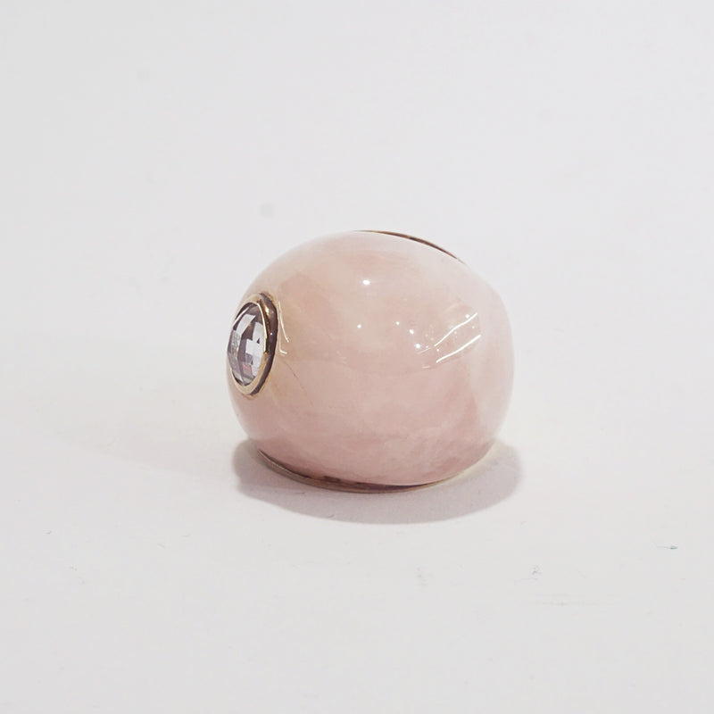 Rose Quartz with Zirconia - Gaea | Crystal Jewelry & Gemstones (Manila, Philippines)