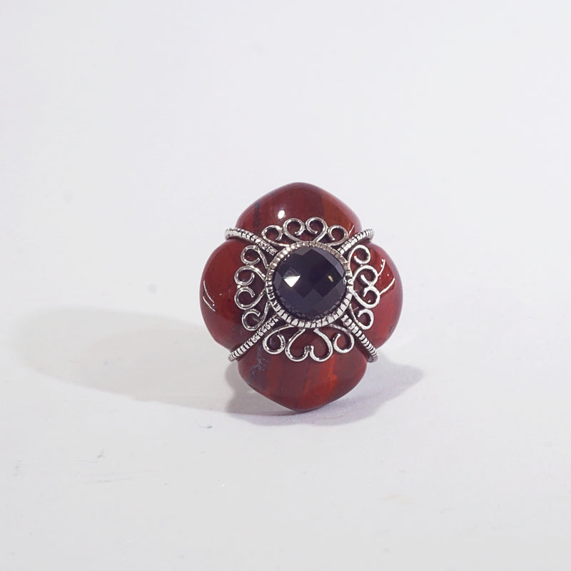 Red Jasper and Black Spinel - Gaea | Crystal Jewelry & Gemstones (Manila, Philippines)