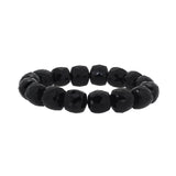 A-Grade Black Spinel Faceted Cubes - GAEA