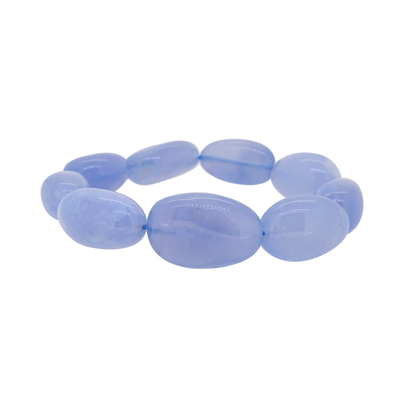 A-Grade Blue Chalcedony Tumble - GAEA