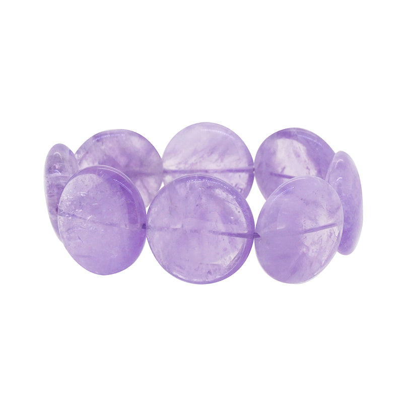 Lavender Amethyst Coin - GAEA