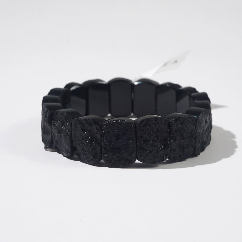 Black Tektite Bangle - GAEA