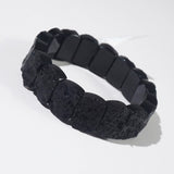 Black Tektite Bangle - GAEA