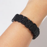 Black Tektite Bangle - GAEA