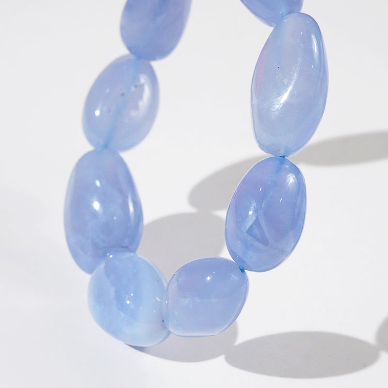 A-Grade Blue Chalcedony Tumble - GAEA