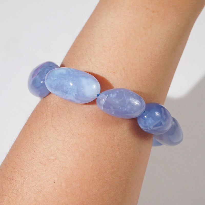 A-Grade Blue Chalcedony Tumble - GAEA