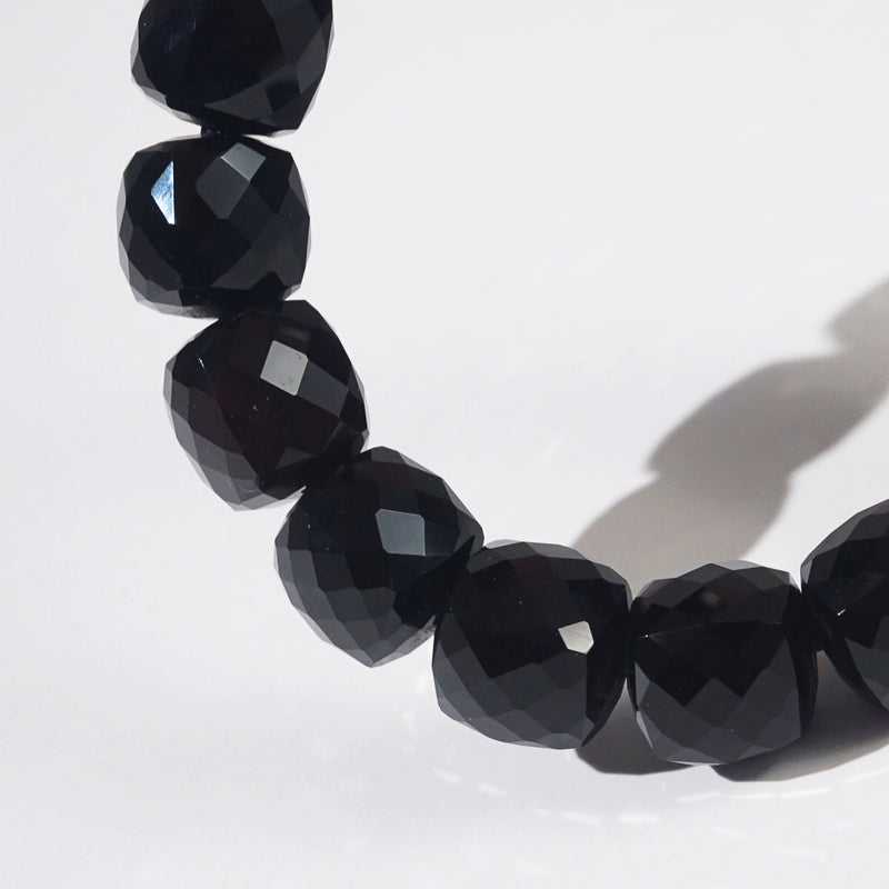A-Grade Black Spinel Faceted Cubes - GAEA