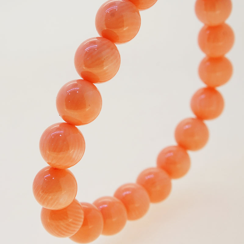 Peach Japanese Coral 10mm - Gaea | Crystal Jewelry & Gemstones (Manila, Philippines)