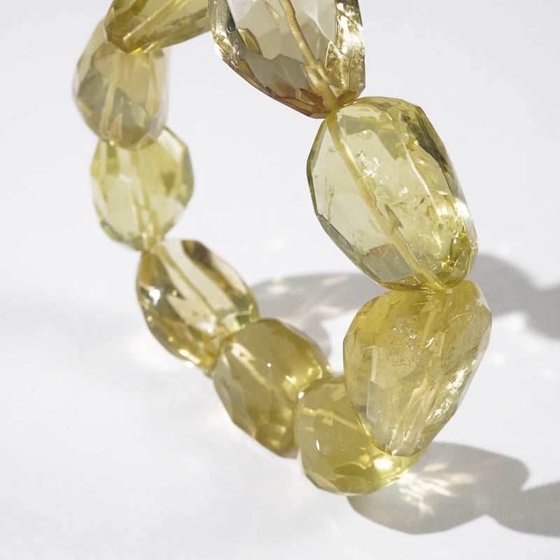 A-Grade Lemon Quartz Faceted Tumble - GAEA