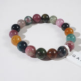 A-Grade Multicolored Tourmaline 12mm - GAEA