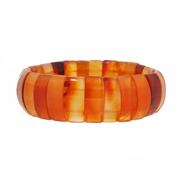 Carnelian Faceted Bangle - Gaea | Crystal Jewelry & Gemstones (Manila, Philippines)