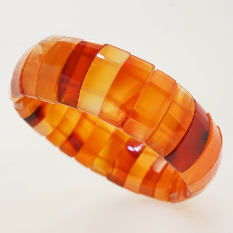 Carnelian Faceted Bangle - Gaea | Crystal Jewelry & Gemstones (Manila, Philippines)