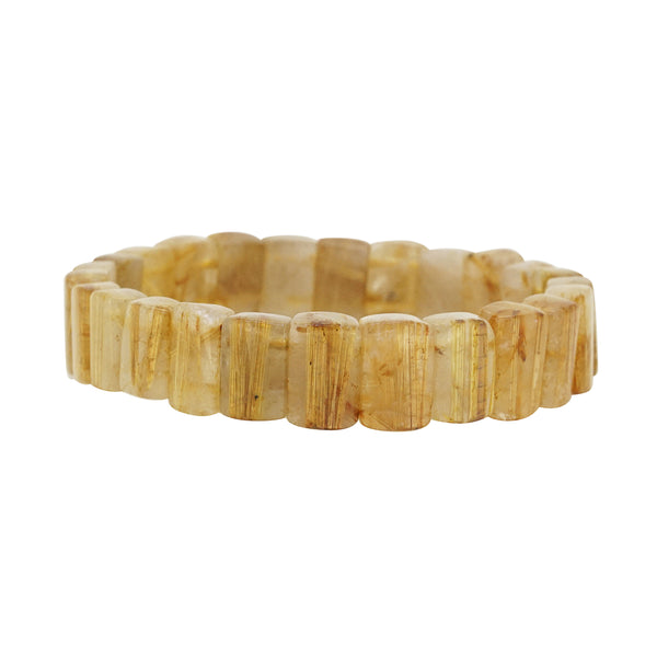 A-Grade Golden Rutilated Quartz Bangle - Gaea | Crystal Jewelry & Gemstones (Manila, Philippines)