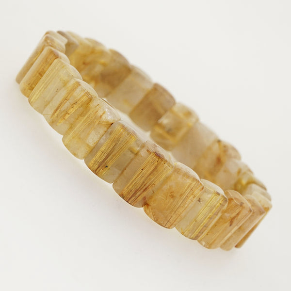 A-Grade Golden Rutilated Quartz Bangle - Gaea | Crystal Jewelry & Gemstones (Manila, Philippines)