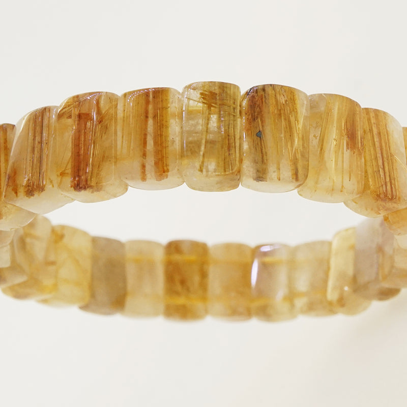 A-Grade Golden Rutilated Quartz Bangle - Gaea | Crystal Jewelry & Gemstones (Manila, Philippines)