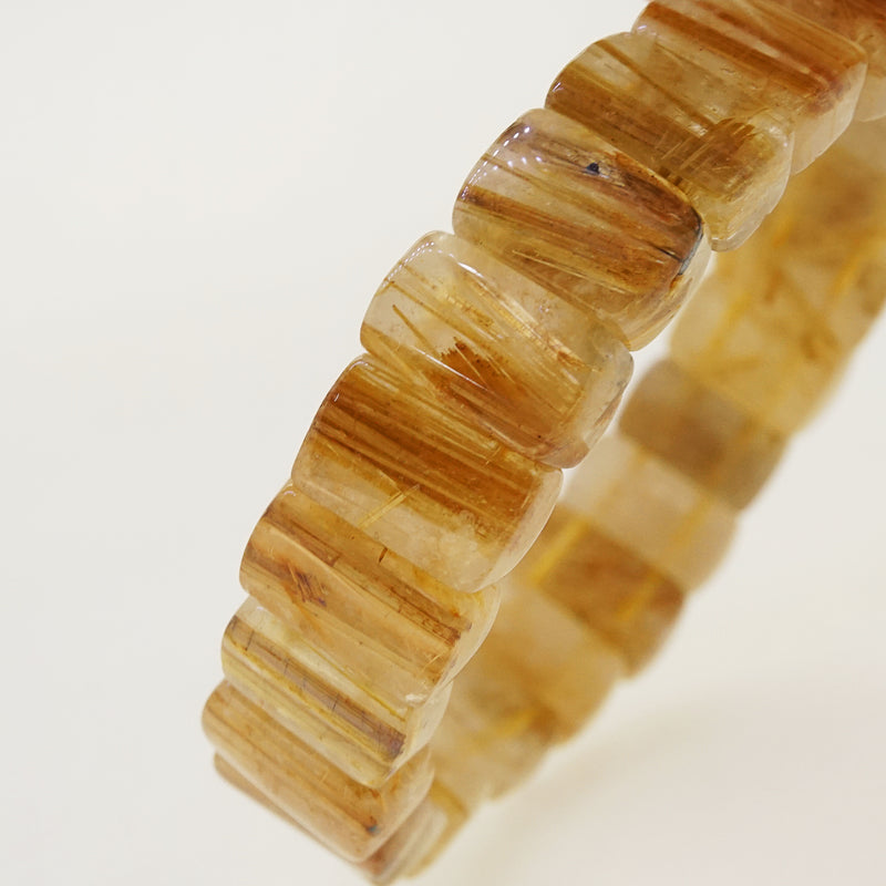 A-Grade Golden Rutilated Quartz Bangle - Gaea | Crystal Jewelry & Gemstones (Manila, Philippines)