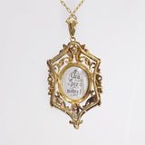 St. Joseph Enamel with A-Grade Citrine and Iolite Medallion - Gaea | Crystal Jewelry & Gemstones (Manila, Philippines)