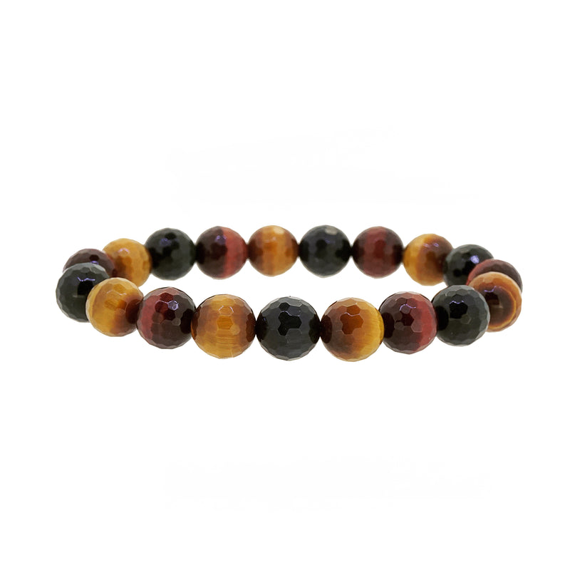 Tricolor Tiger Eye Faceted 10mm - Gaea | Crystal Jewelry & Gemstones (Manila, Philippines)