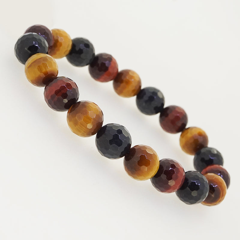 Tricolor Tiger Eye Faceted 10mm - Gaea | Crystal Jewelry & Gemstones (Manila, Philippines)