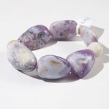 Purple Chalcedony Tumble with Calcite - GAEA