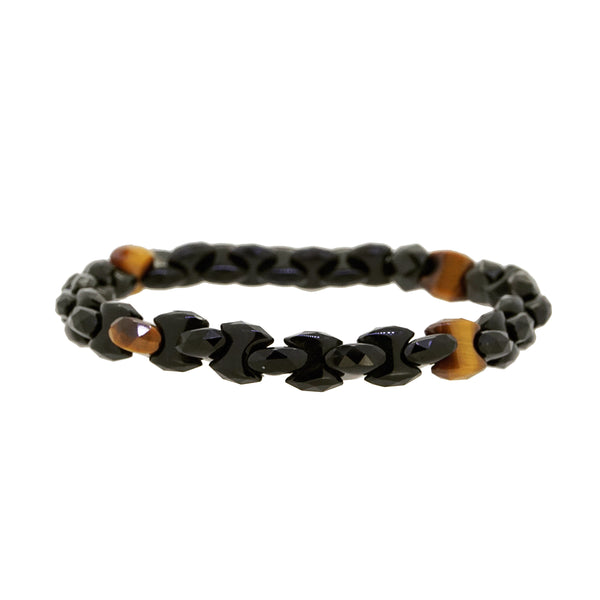 Black Onyx Links with Tiger Eye - Gaea | Crystal Jewelry & Gemstones (Manila, Philippines)