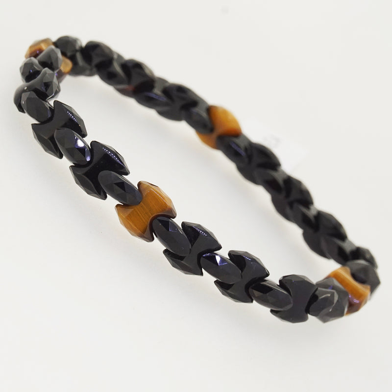 Black Onyx Links with Tiger Eye - Gaea | Crystal Jewelry & Gemstones (Manila, Philippines)