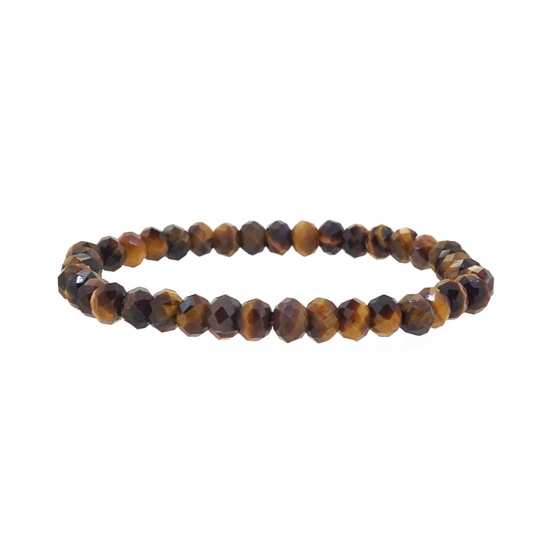 Tiger Eye Faceted Rondelle (S) - Gaea | Crystal Jewelry & Gemstones (Manila, Philippines)