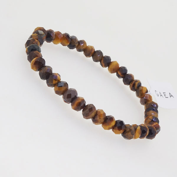 Tiger Eye Faceted Rondelle (S) - Gaea | Crystal Jewelry & Gemstones (Manila, Philippines)