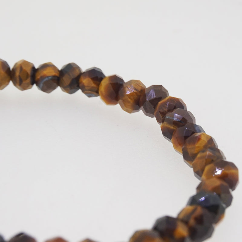 Tiger Eye Faceted Rondelle (S) - Gaea | Crystal Jewelry & Gemstones (Manila, Philippines)