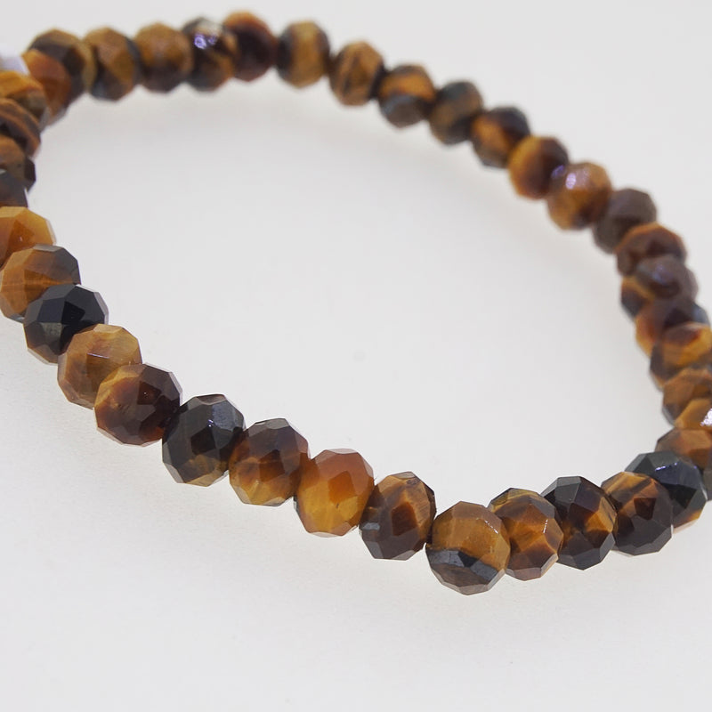 Tiger Eye Faceted Rondelle (S) - Gaea | Crystal Jewelry & Gemstones (Manila, Philippines)