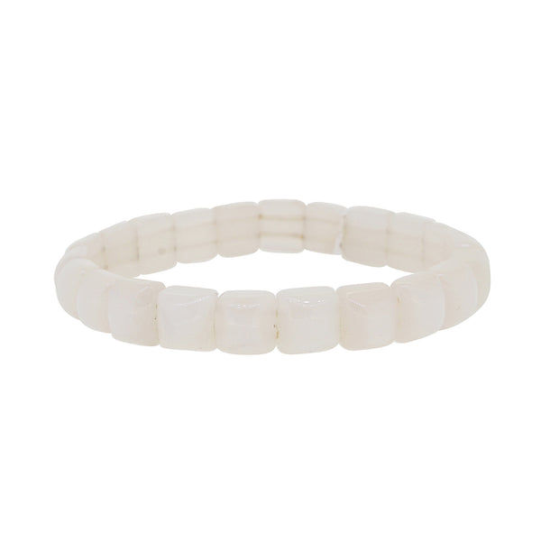 White Moonstone Bangle - Gaea | Crystal Jewelry & Gemstones (Manila, Philippines)