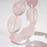 Rose Quartz Tumble (L) with 16mm Accent - GAEA