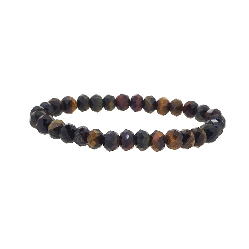 Multicolored Tiger Eye Faceted Rondelle (M) - Gaea | Crystal Jewelry & Gemstones (Manila, Philippines)