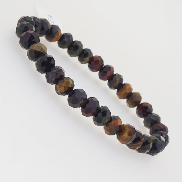 Multicolored Tiger Eye Faceted Rondelle (M) - Gaea | Crystal Jewelry & Gemstones (Manila, Philippines)