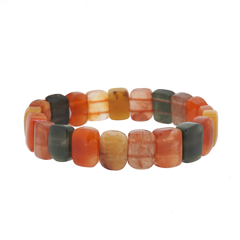 Tricolor Rutilated Quartz Bangle - Gaea | Crystal Jewelry & Gemstones (Manila, Philippines)