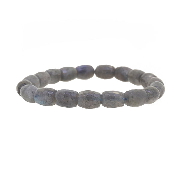 Labradorite Faceted Drum - Gaea | Crystal Jewelry & Gemstones (Manila, Philippines)