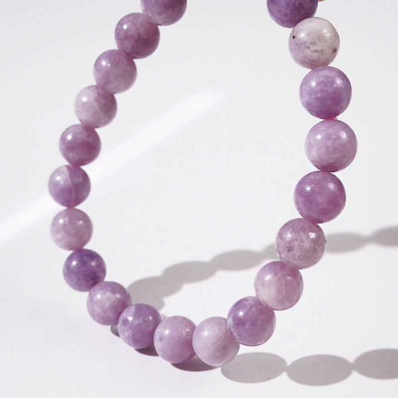 Lavender Lepidolite 8mm - GAEA