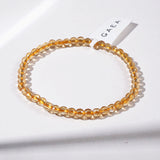 A-Grade Citrine Faceted 4mm - GAEA