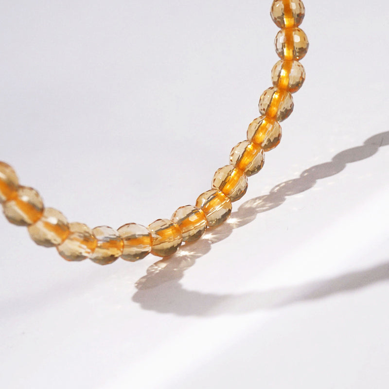 A-Grade Citrine Faceted 4mm - GAEA