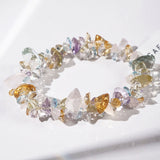 Gem-Grade Rose Quartz, Amethyst, Citrine, Prasiolite, Blue Topaz Briolette - GAEA