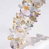 Gem-Grade Rose Quartz, Amethyst, Citrine, Prasiolite, Blue Topaz Briolette - GAEA