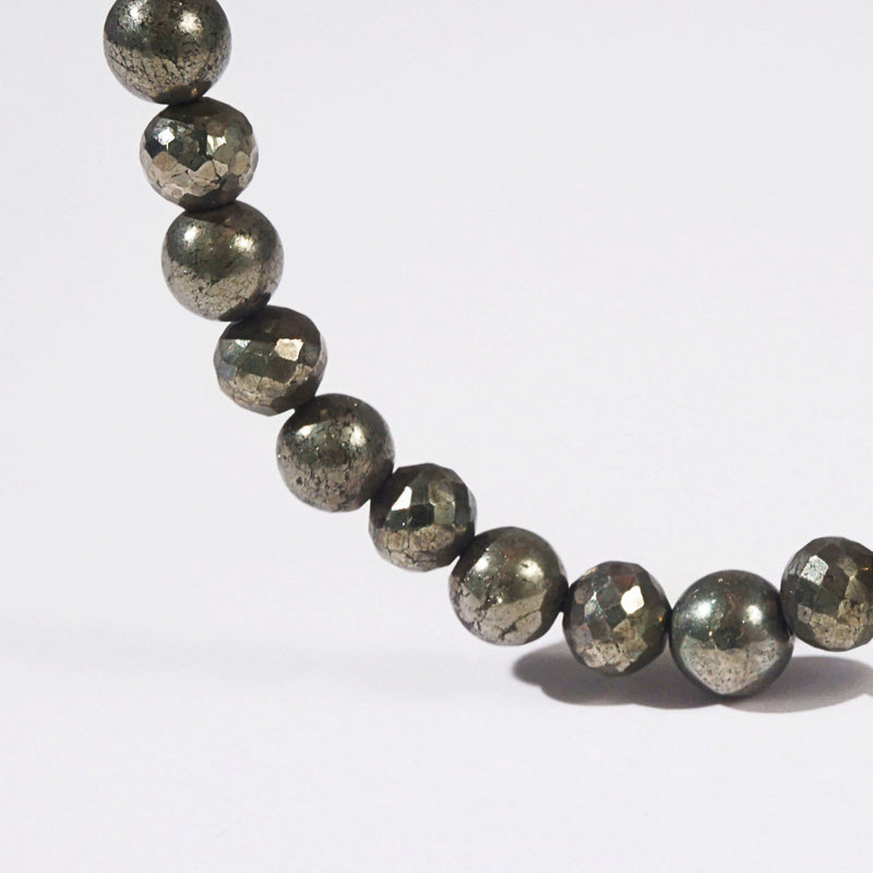 Mixed Pyrite 6mm and Faceted - GAEA